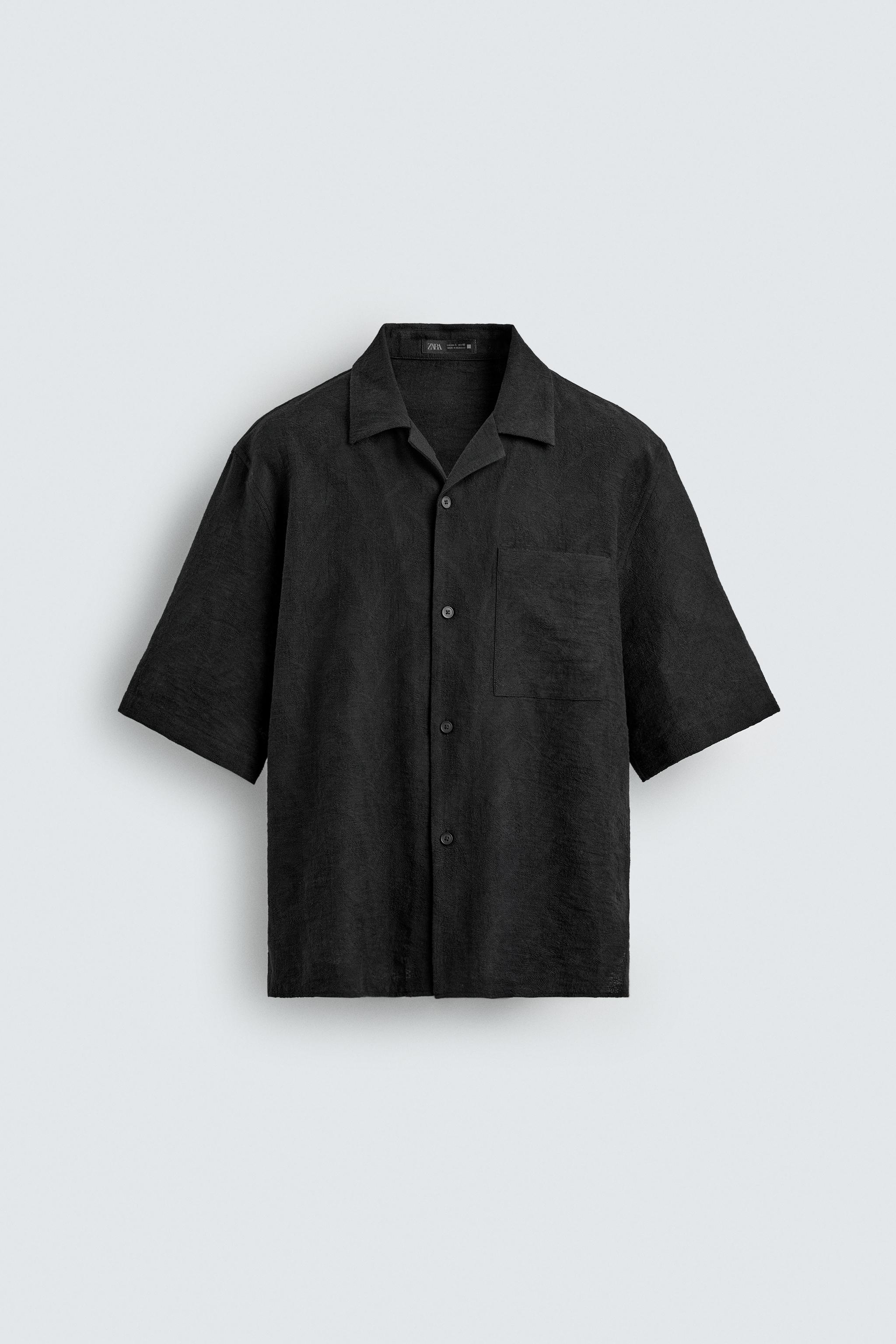 RELAXED FIT JACQUARD SHIRT